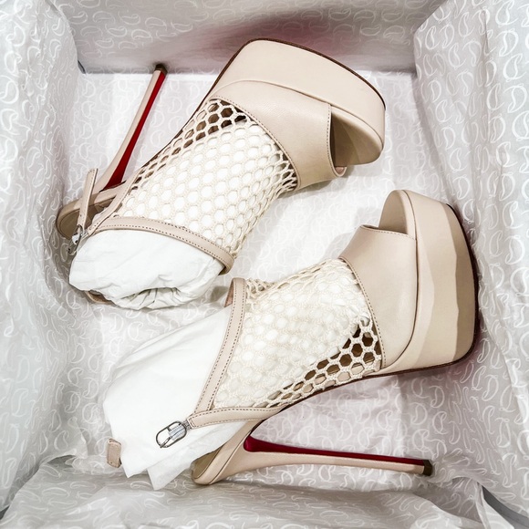 Authentic Christian Louboutin sandals. New. Never used, doesnt fit size - Picture 3 of 6